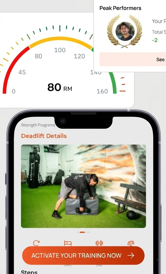 Fitness Program Interface Mobile